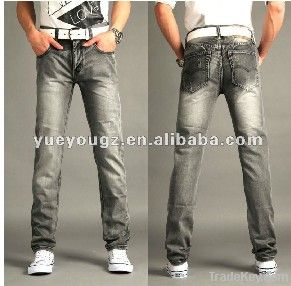 Grey Men's Jeans with beautifull washing