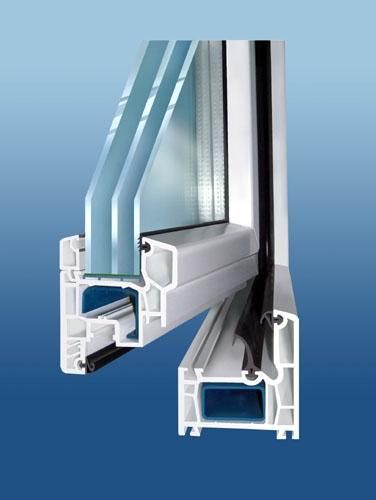 High quality pvc windows with fly screen (mosquito mesh)