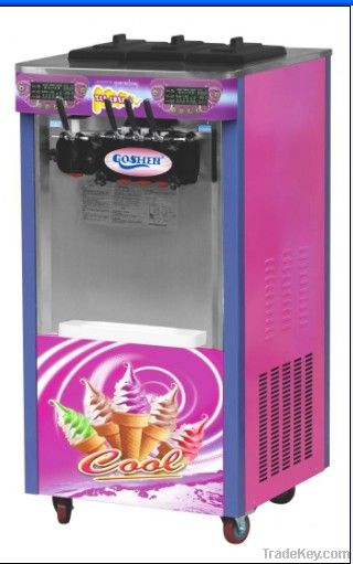 floor standing four flavor ice cream machine(maker) with pre-cooling s