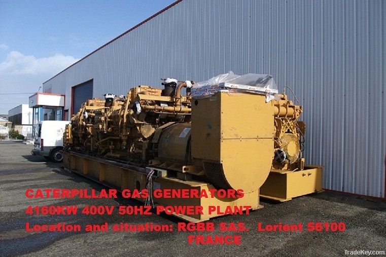 used gas generators, caterpillar, wartsila, deutz-mwm