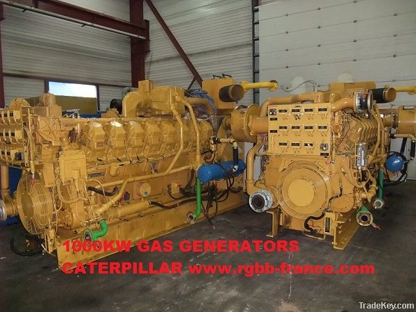 used gas generators, caterpillar, wartsila, deutz-mwm