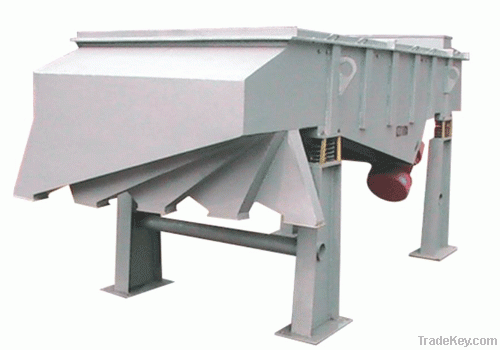 Linear vibrating sieve for screening perlite