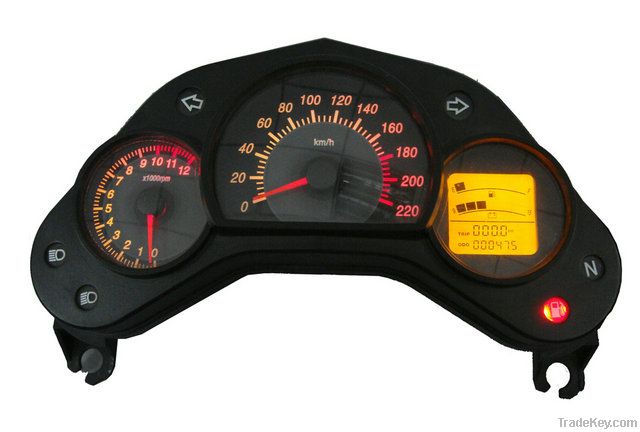 Motorcycle digital speedometer