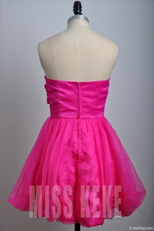 wholesale polyster sweetheart party/prom/homecoming/cocktail dresses