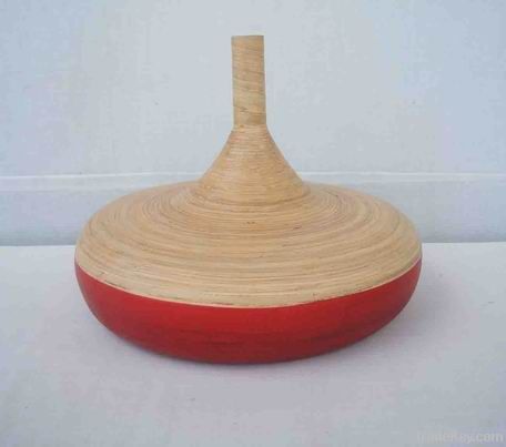 Laminated Bamboo home decor vase