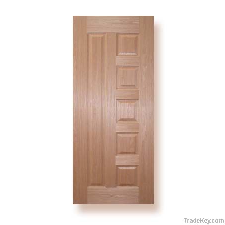 HDF Molded Doorskin With Cherry Engineered Wood Veneered.