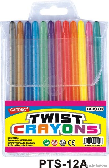 Twist crayon/plastic crayon/retractable crayon/crayon