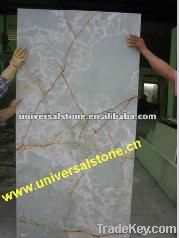 White Vein Onyx Wall