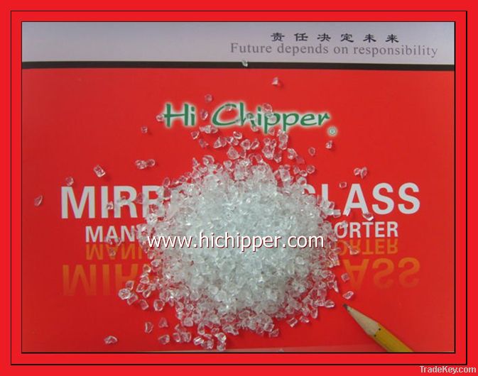 Crushed glass granule