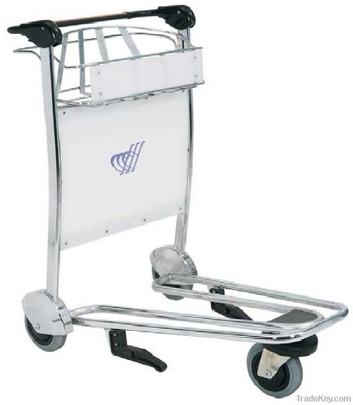 three wheels with brake airport trolley