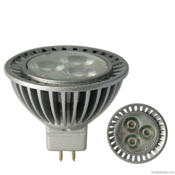 high power MR16 LED spotlight 5W 250lm GU5.3