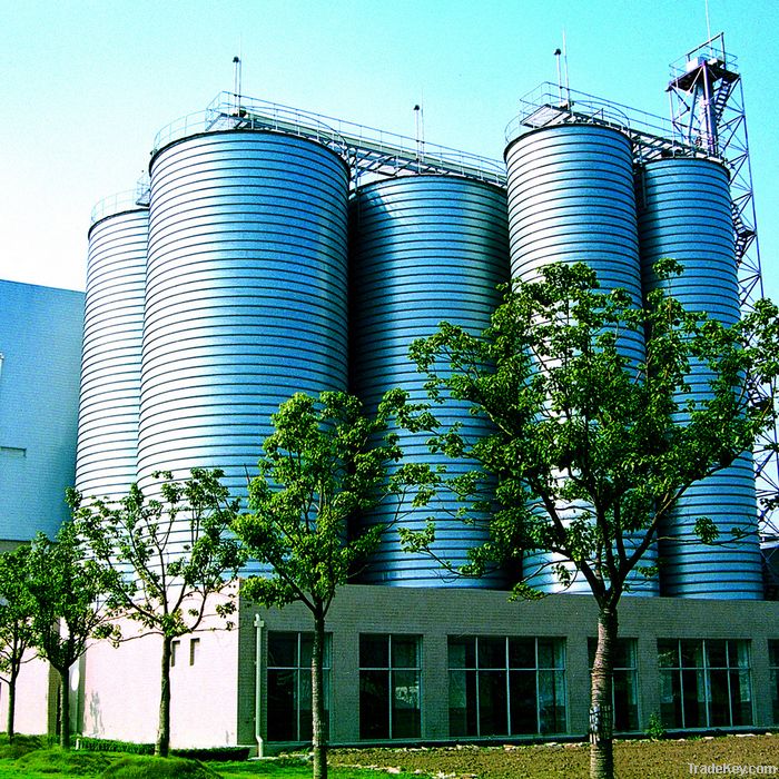 Spiral Steel Silos, for soybean/corn/wheat