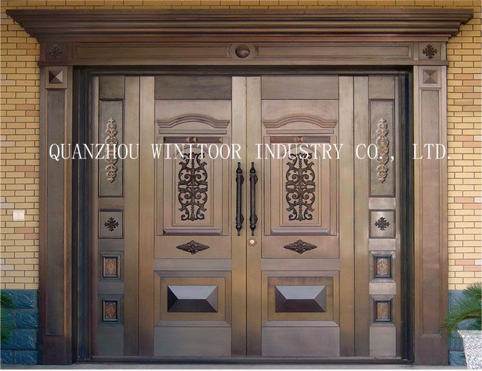 Copper/bronze/brass door