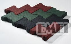 dogbone rubber tile