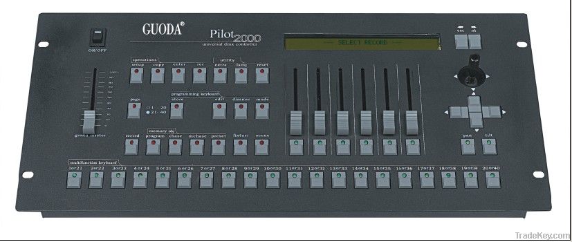 Pilot 2000 stage lighting controller