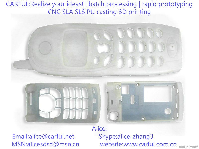 LED shell, mobile power source shell design, making and processing