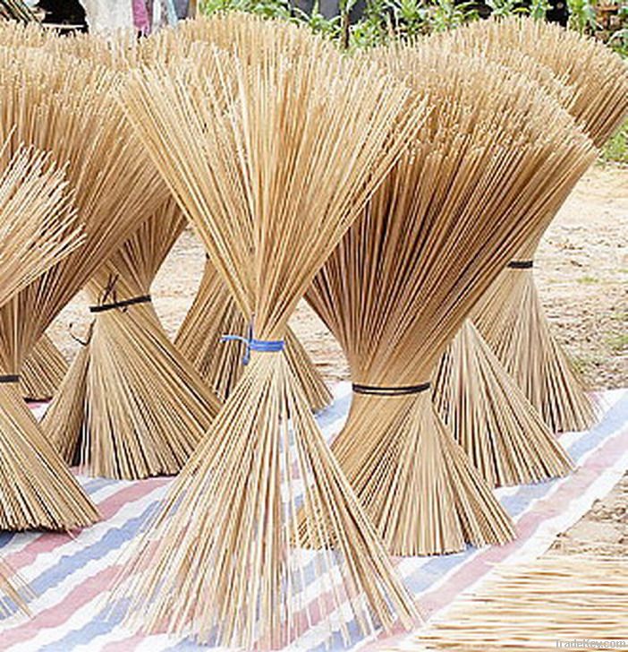 Round bamboo flowers sticks, plant bamboo support sticks, bamboo plant sticks diam 3-6mm