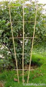 bamboo flower support, bamboo trellis