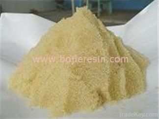 Macroporous weak acidic ion exchange resin BC86