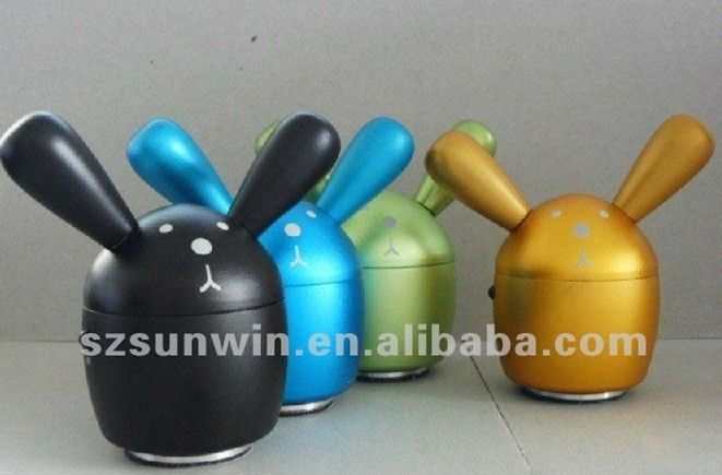 cute USB Mini Portable Rabbit Speaker for mp3