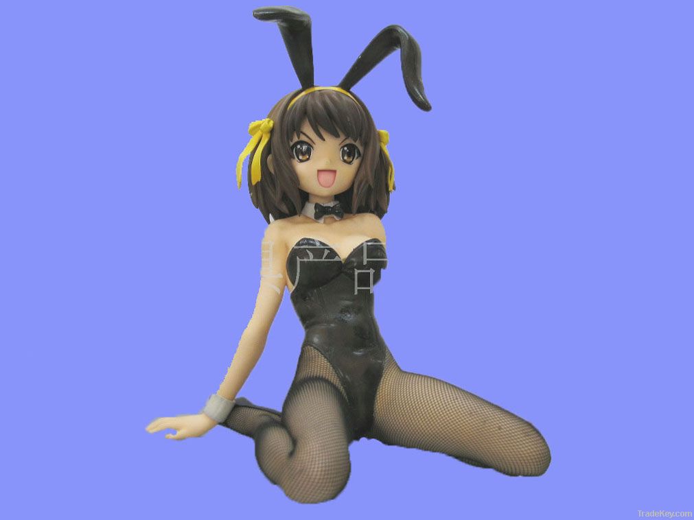 Sexy cartoon girl figurine