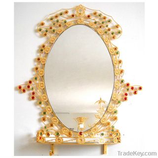 2012 decorative gold frame bathroom mirror