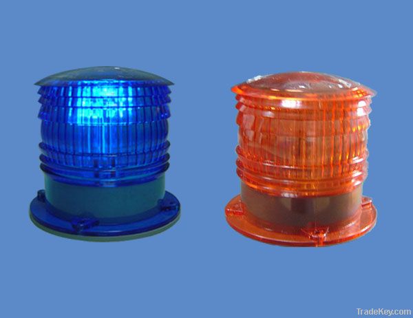 Solar warning LED lamp