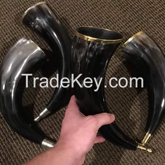 buffalo viking drinking horn