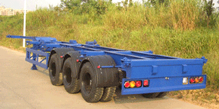 Skeletal Gooseneck 40 ft - 3 Axles 