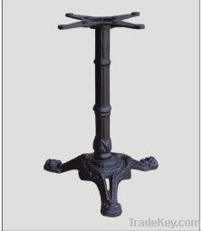 cast iron table base