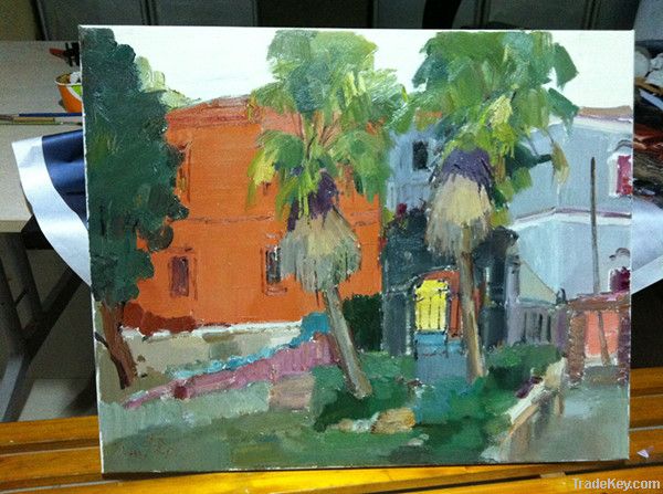 Original scenery oil painting