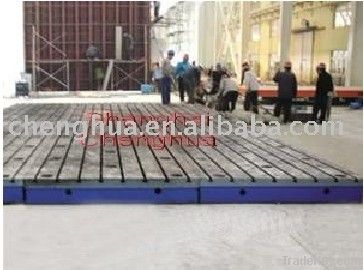 t-slot cast iron surface plate