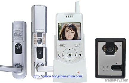 Wireless video door control system