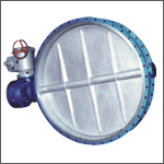 ventilative butterfly valve; ventilated butterfly valve