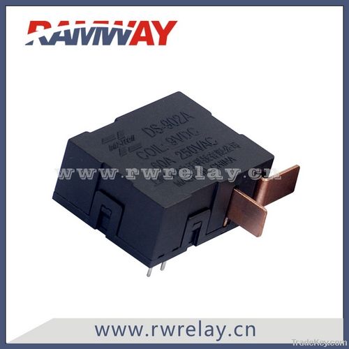 DS902E 60A Magnetic latching relay used in Prepaid energy meter