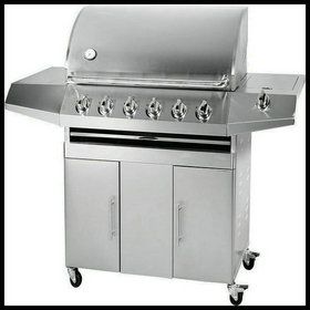 6 Burners Stainless Steel Gas BBQ Grill (AU-1BA6S)