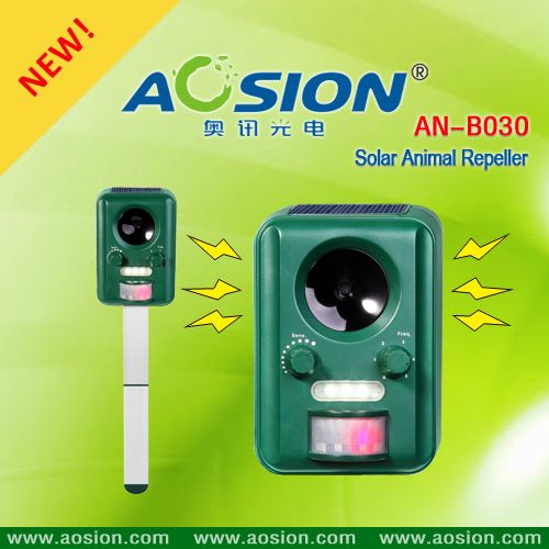 Top Selling Solar Ultrasonic Dog Cat Bird Repellent AN-B030