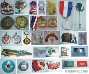 Medals, Pins, Keychains