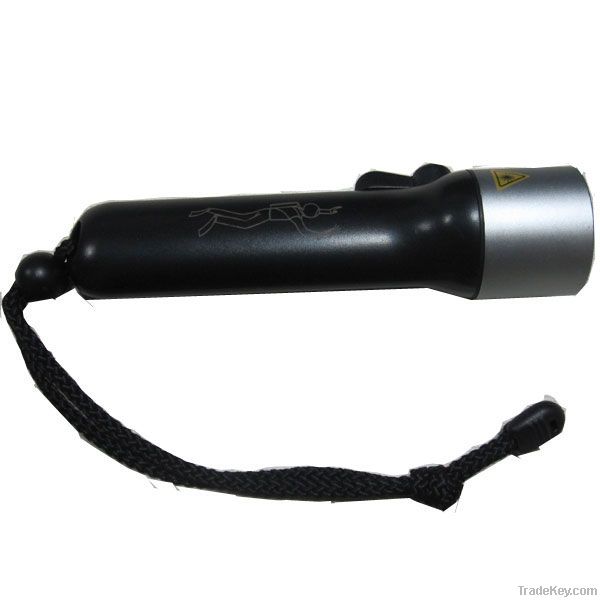 3W Diving Flashlight with 60m Underwater