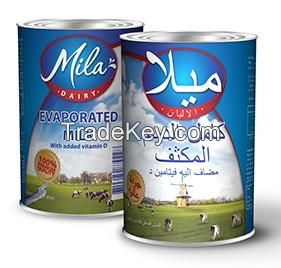 Evaporated and sweetened condensed milk EU-origin