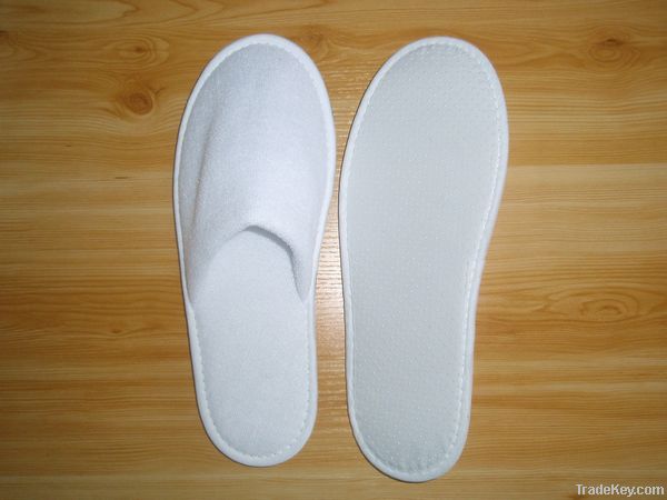 hotel terry anti-slip closed toe slipper