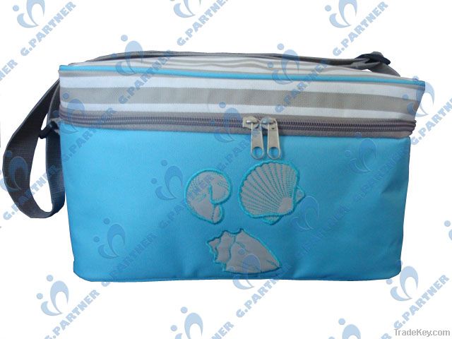 Insulated Cooler Bag (Shell Pattern)