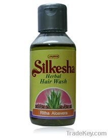 Silkesha Herbal Hairwash :Aritha & Aloevera