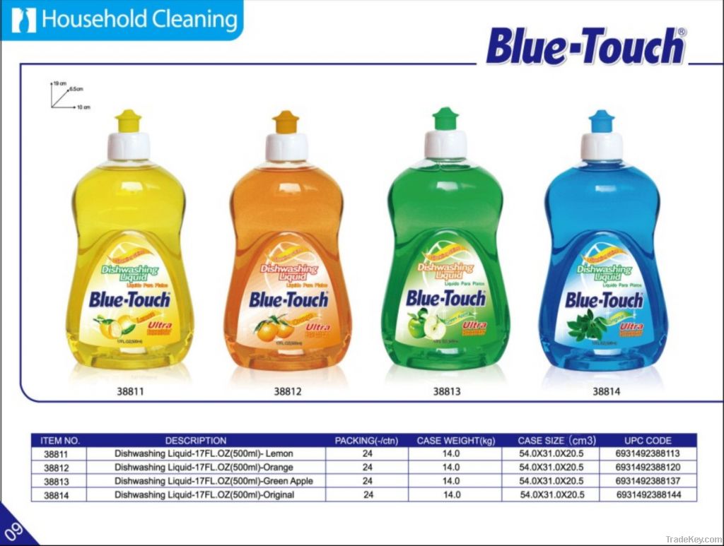 Blue-Touch dishwashing liquid cleaner