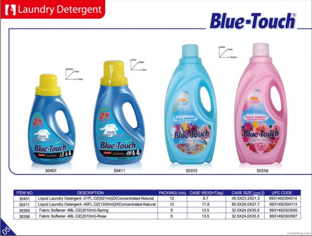 Blue-Touch New Formula Fabric Softener Spring