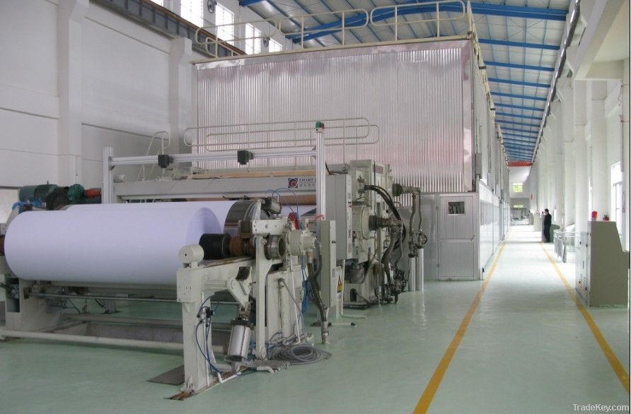 Carton board paper machine