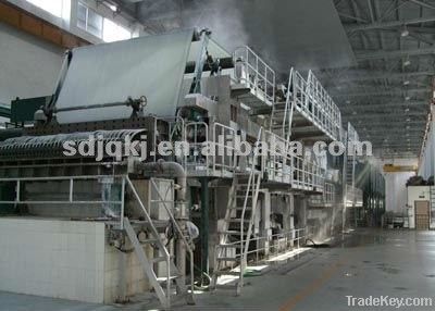 Carton board paper machine