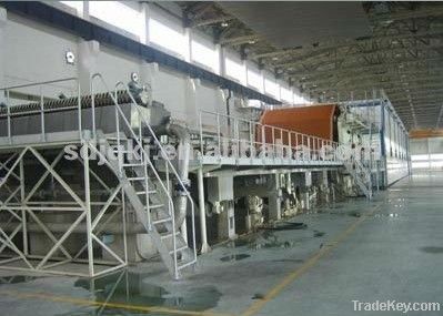 Carton board paper machine