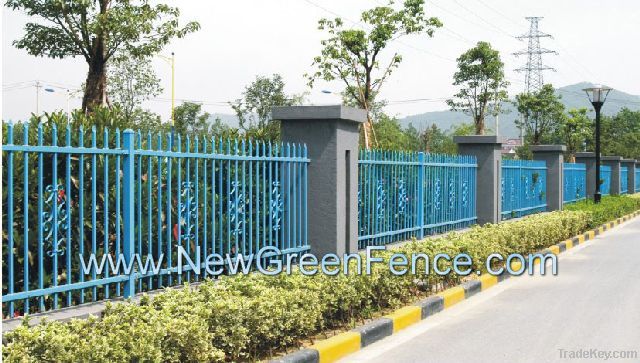 galvanized steel fence , profile &amp; post