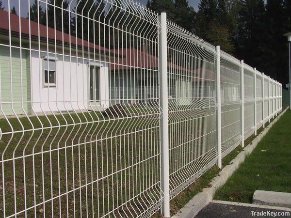 wire mesh fence , profile &amp; post